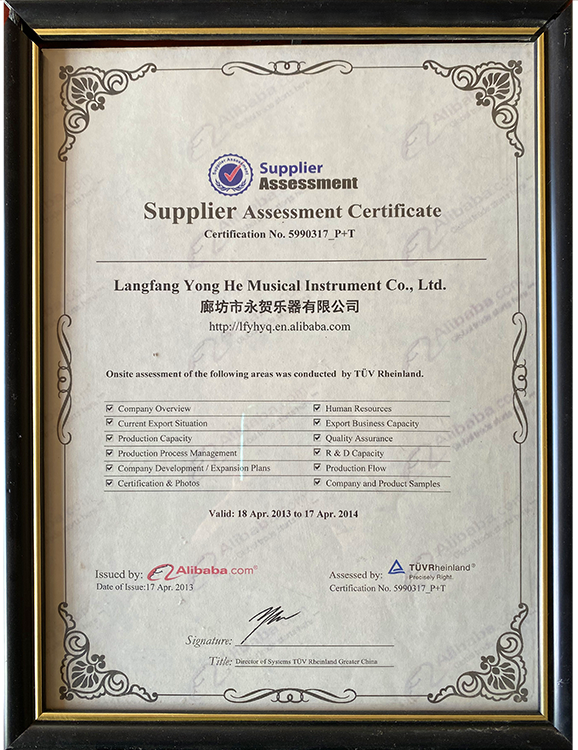 Certification document 6