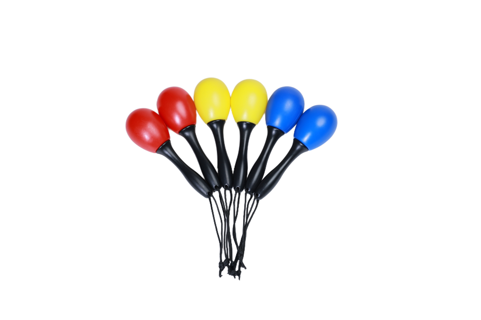 M011-2 compact plastic maracas pair