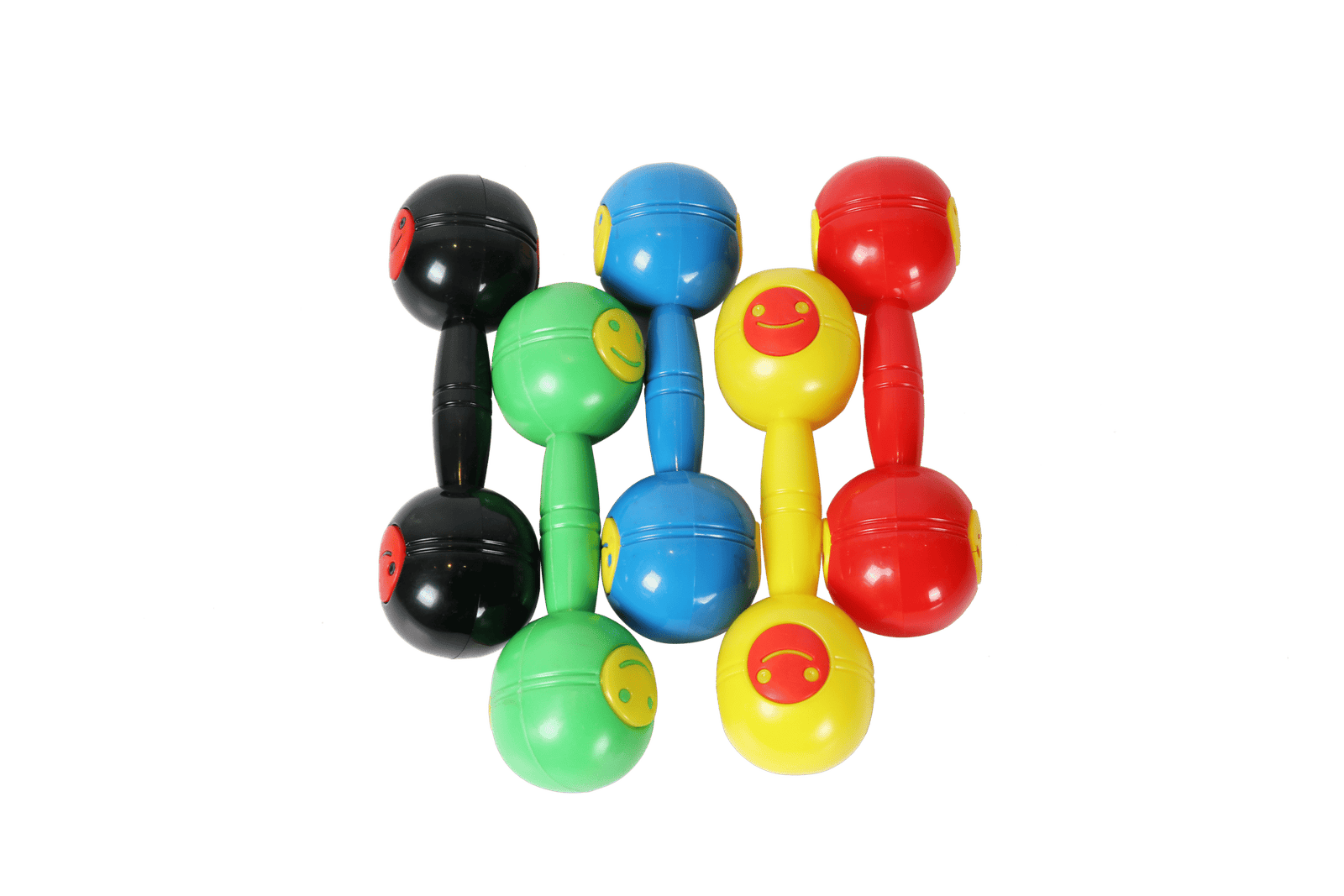 M015-1 double-end plastic maracas piece