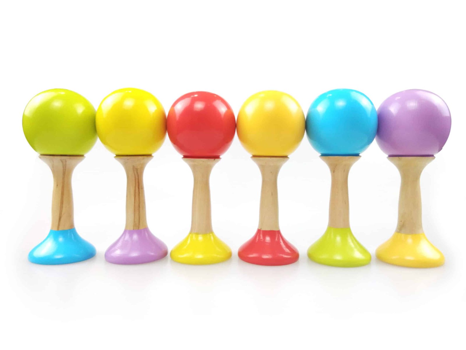 MM003-1 MM003-2 MM003-5 small pastel wood maracas