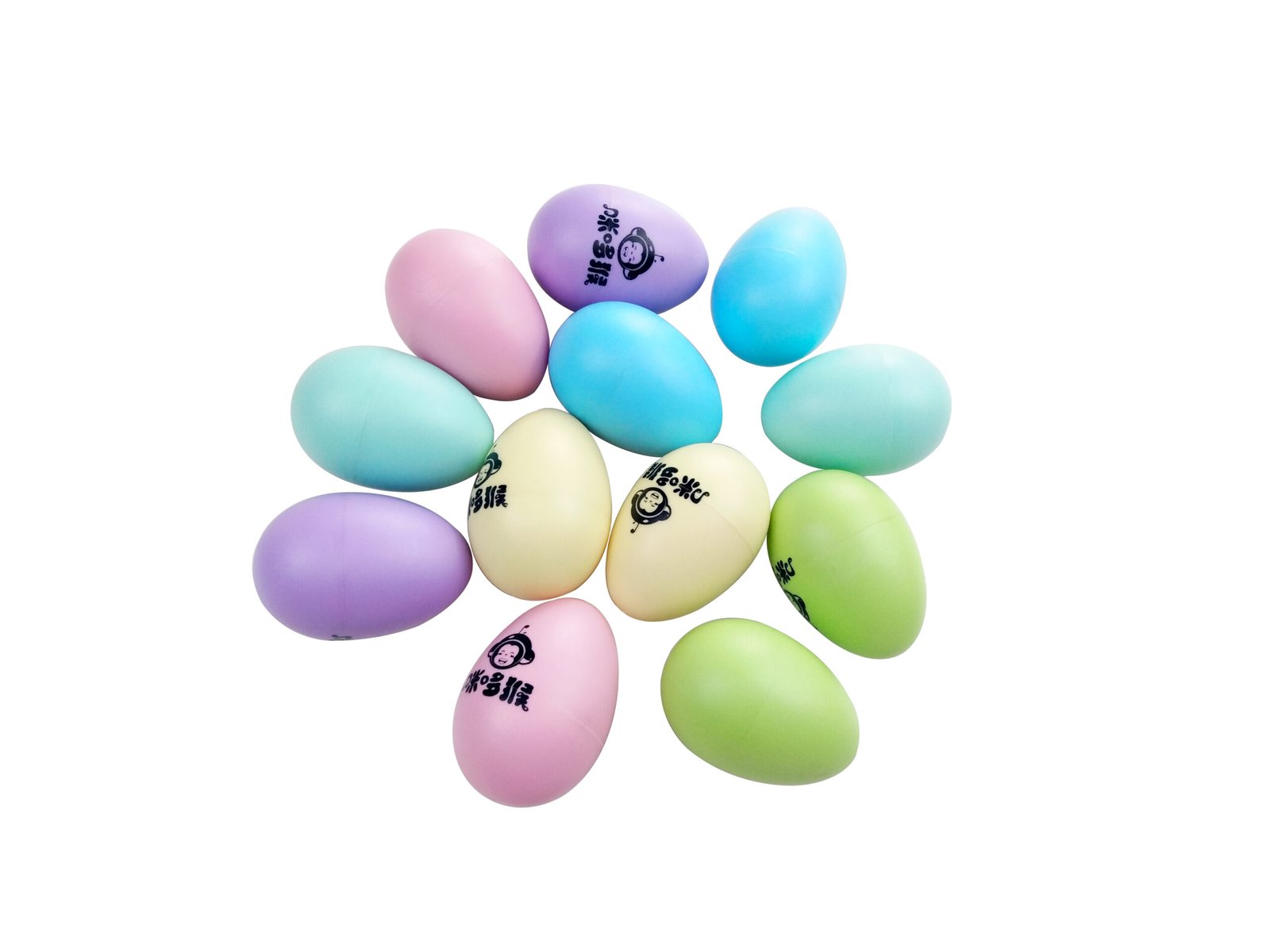 egg shakers MM005 compact plastic pairs