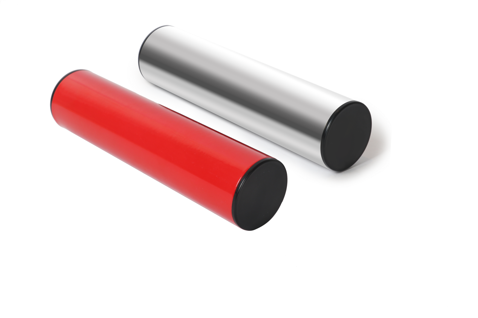 T025-1 T025-3 metal shaker red and silver