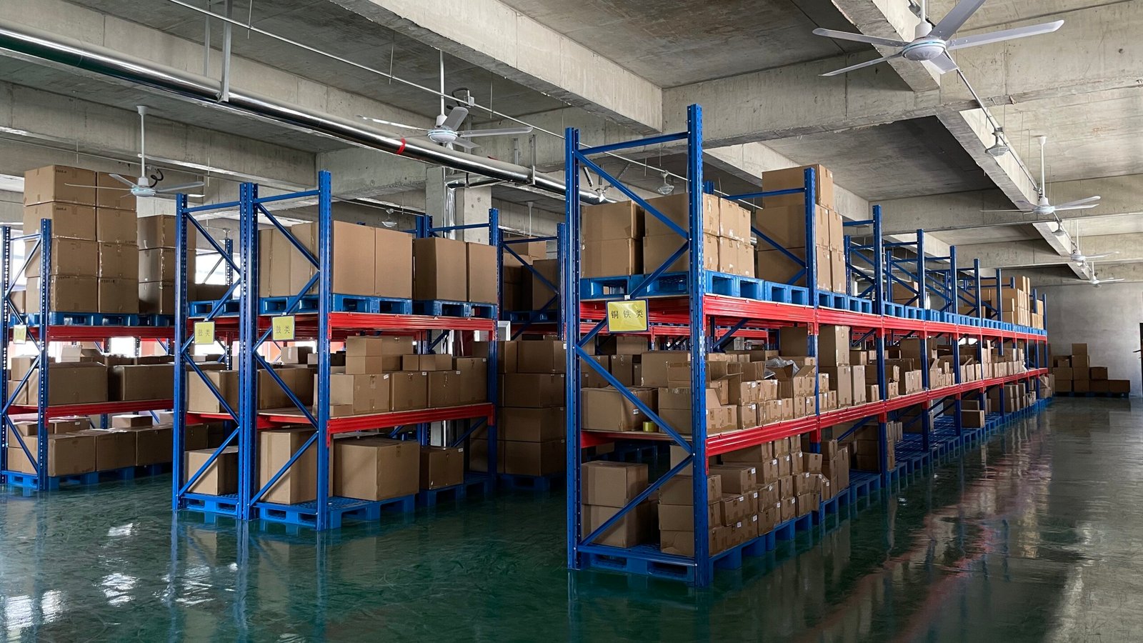 Warehouse and stock handling