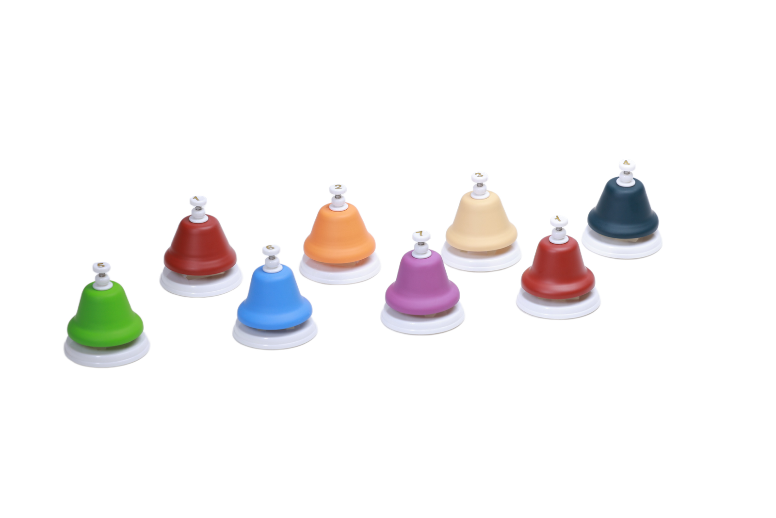 B028-2 round 8-note push bell set