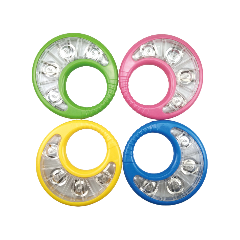 B009-1 plastic jingle ring with metal jingles
