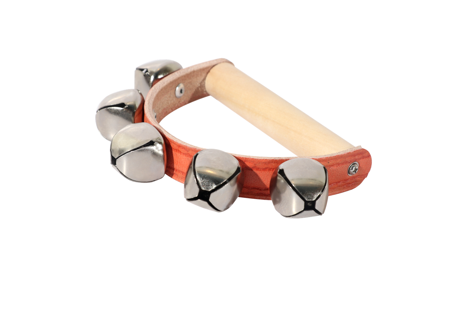 B014-1 5 bell wooden strap model with leather strap