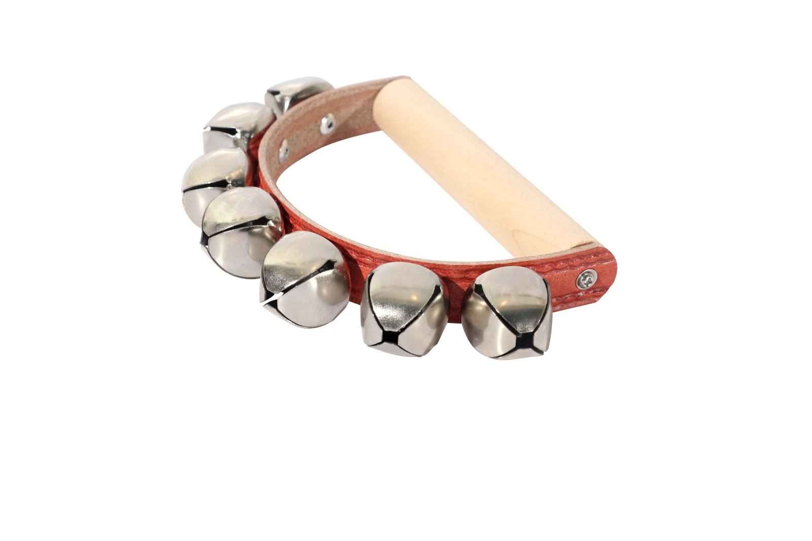 B015-1 7 bell wooden strap model with leather strap