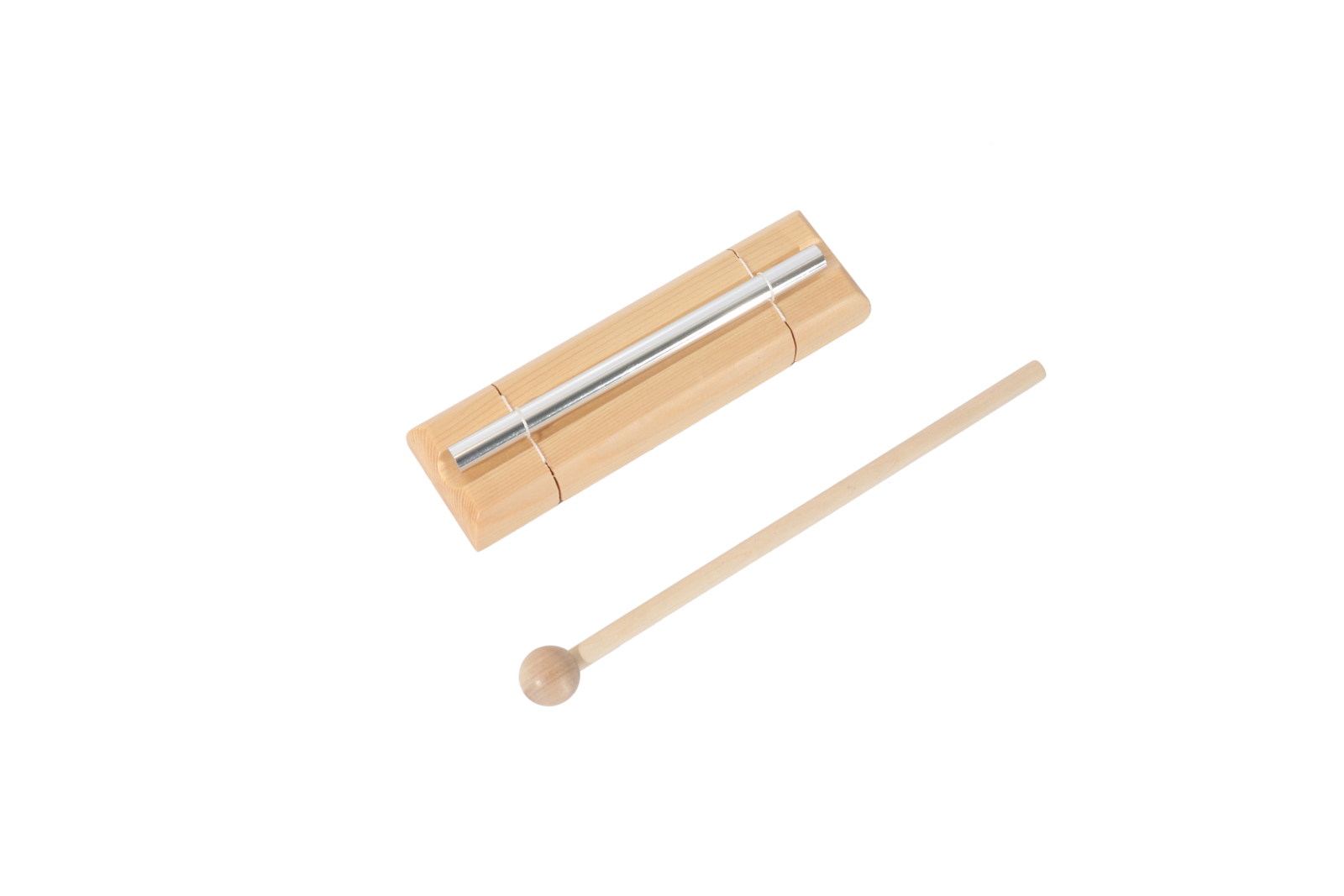 B029-1 single chime bar with wooden base and aluminium tube