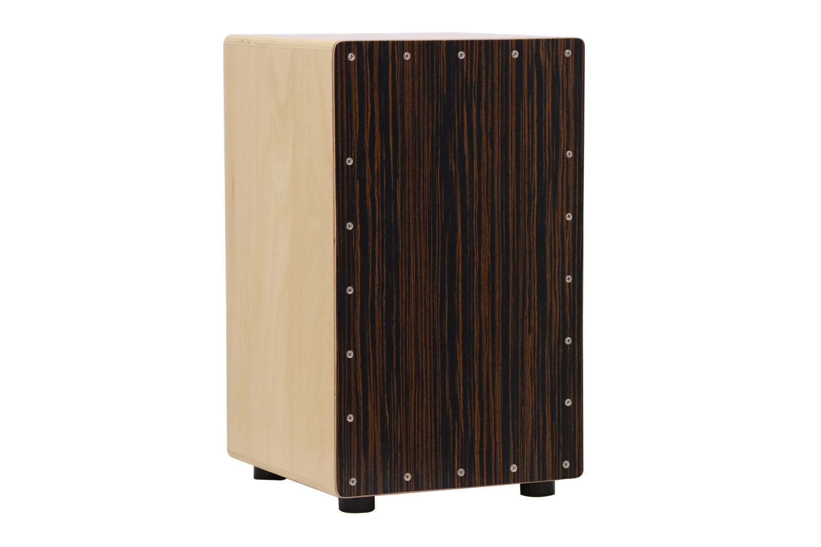 D066-6 standard wooden cajon instrument with dark front panel