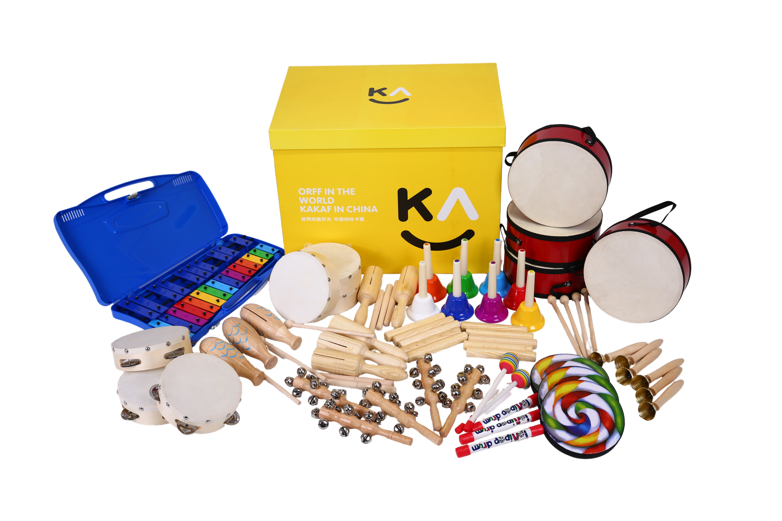 KKF-YYX05 36-piece music instrument group in colorful box