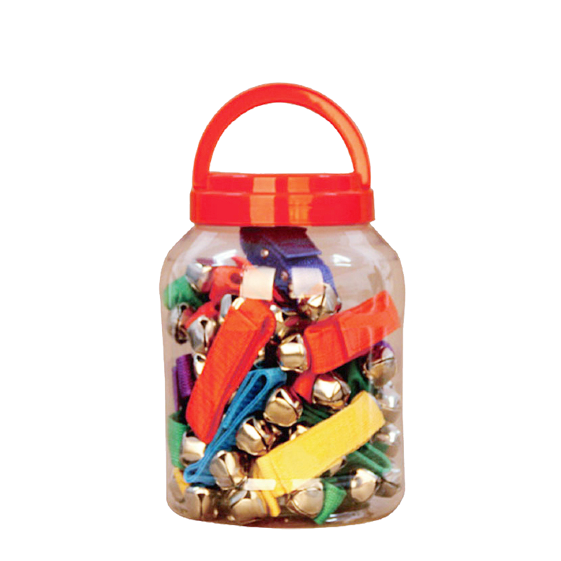 P012-1 bucket-packed wrist bell set with 20 pieces