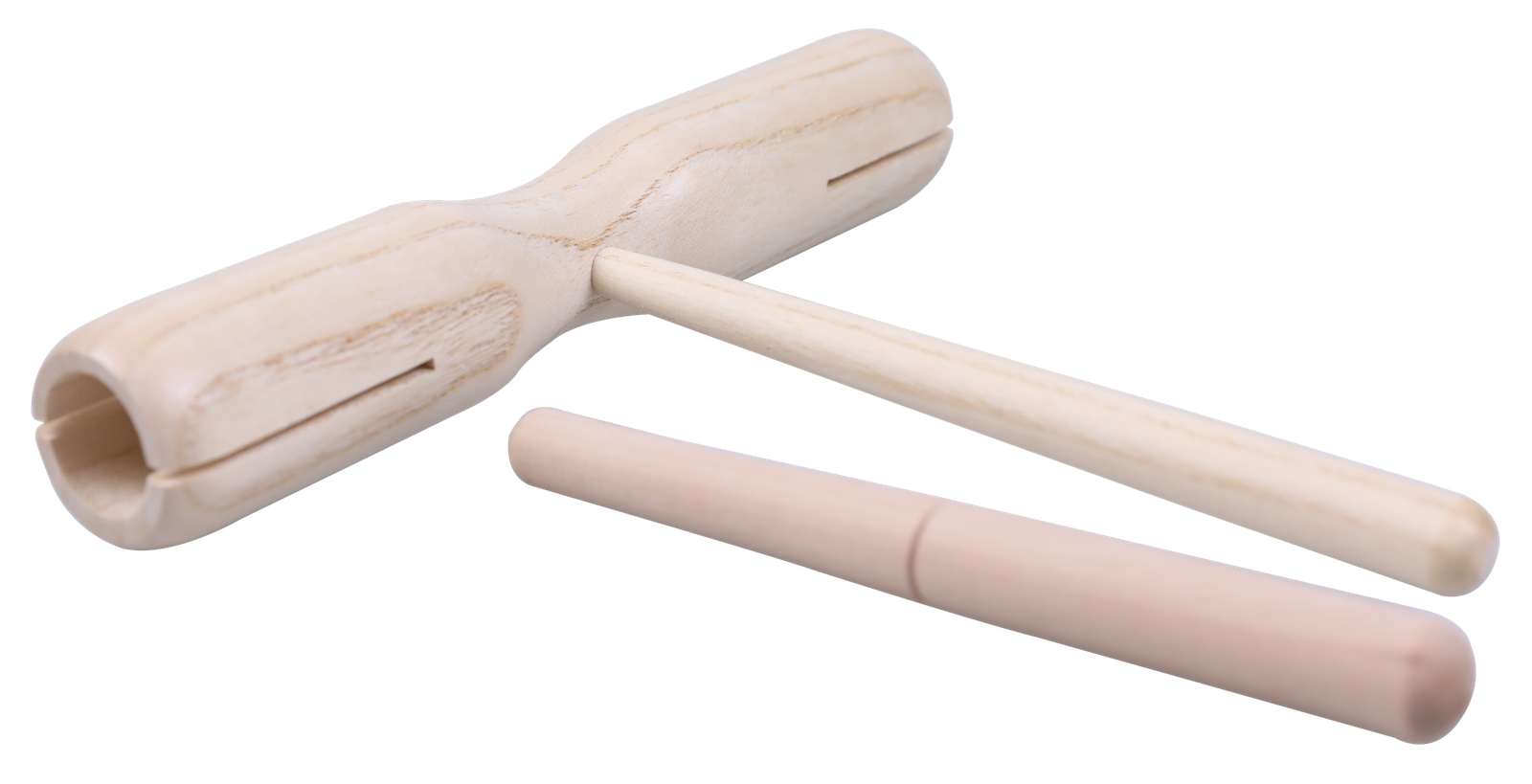 S002-1 double wood block with handle and stick