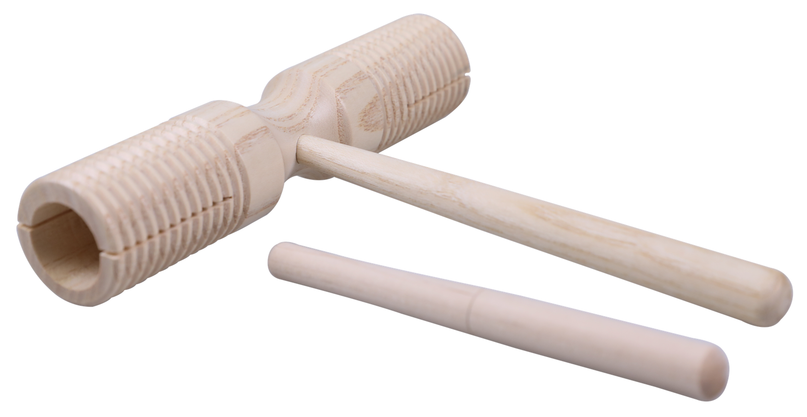 S004-1 double-tone wooden agogo with stick and handle