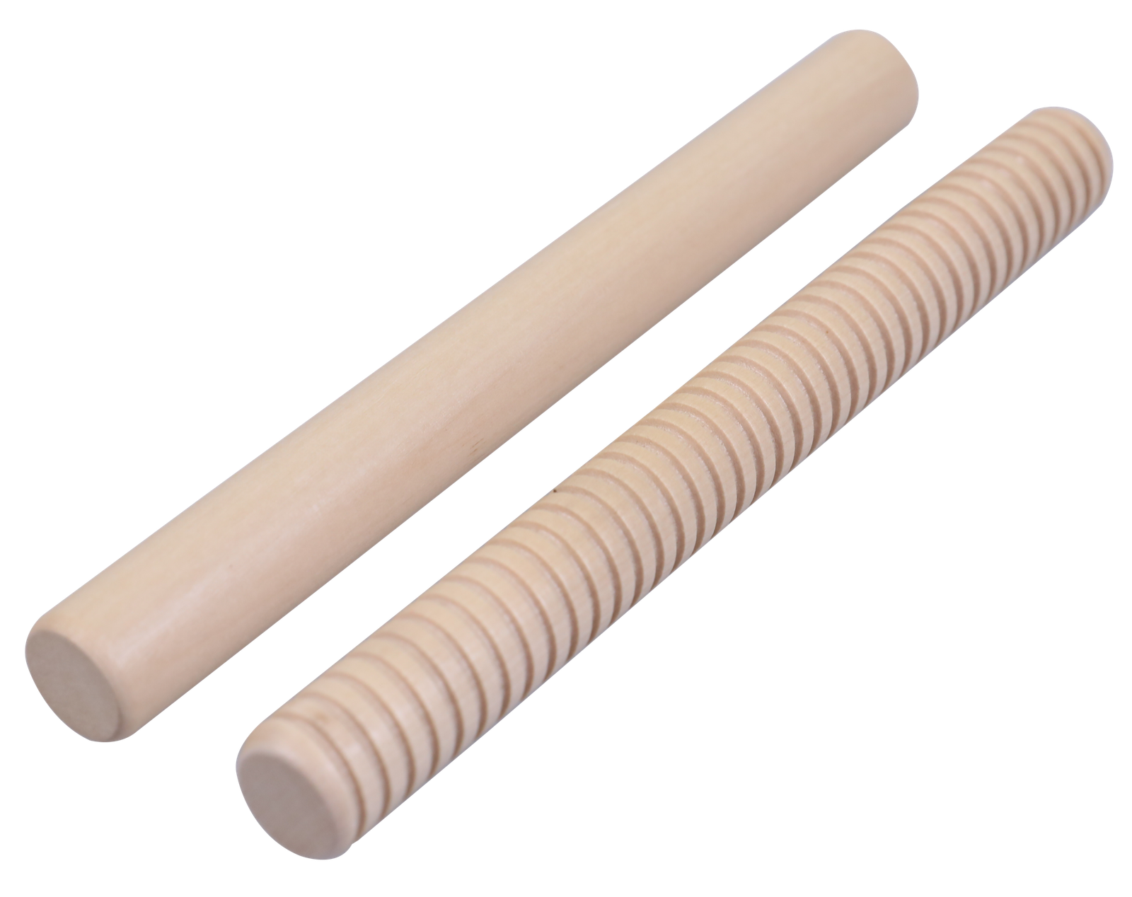 S018-2 grooved wood percussion sticks for rhythm practice