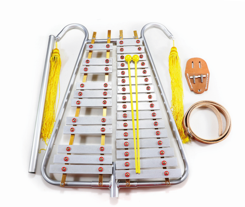 X030-1 27-note marching model with aluminium bars and strap